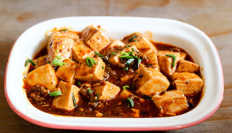 szechuan style mapo tofu,tofu recipe,summer recipe,main course recipe