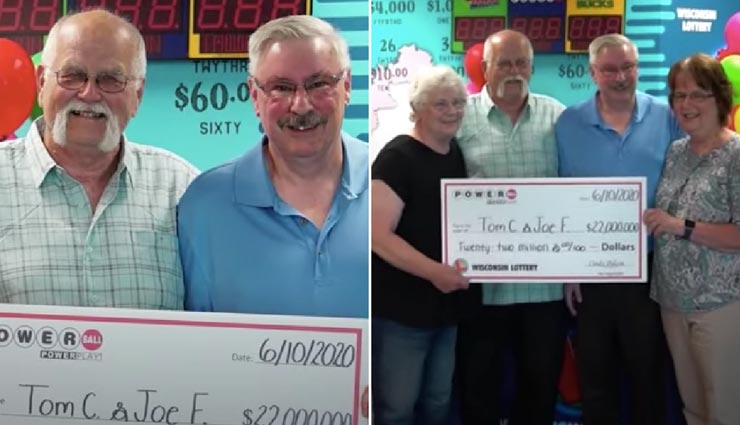 weird news,weird incident,man splits lottery winning,lottery with best friend