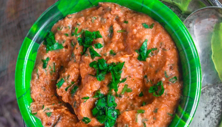 tomato almond chutney,hunger struck,food