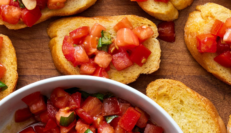 Recipe - Delicious Tomato Bruschetta Quick and Easy Appetizer
