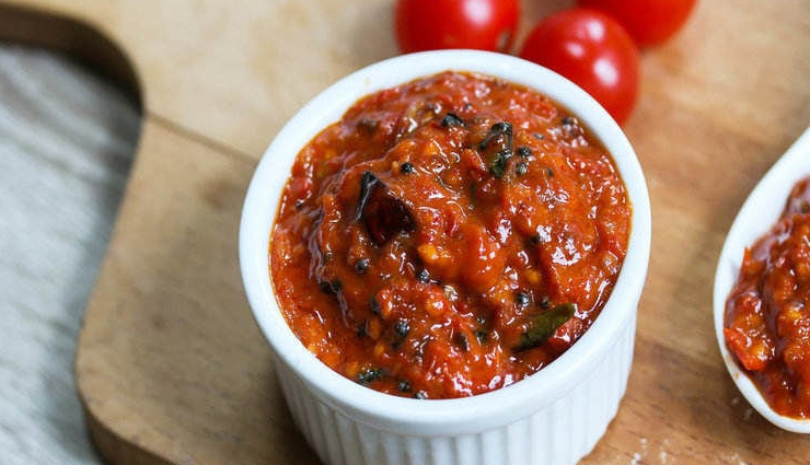tomato chutney,chutney recipe,tomato recipe