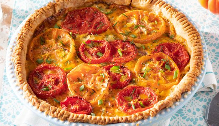 tomato pie,hunger struck food,easy recipe
