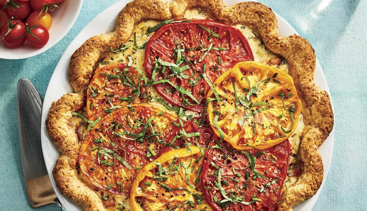 tomato pie,crispy tomato pie recipe,recipe,tomato recipe