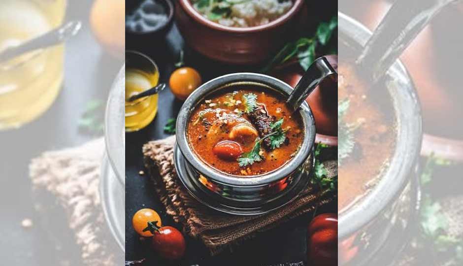 South Indian Style Tomato Rasam Recipe