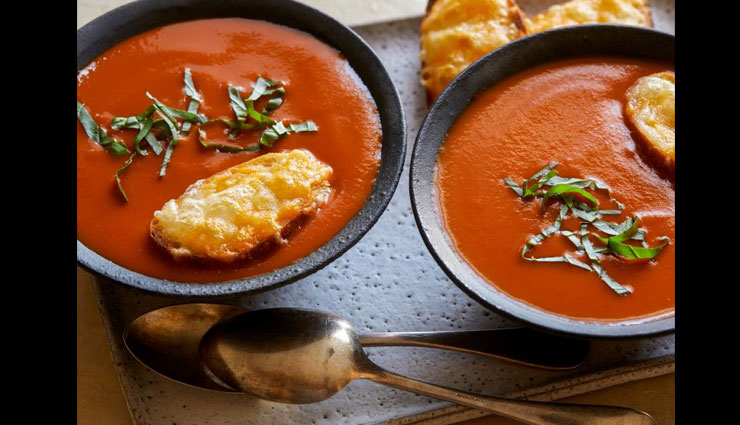 healthy tomato soup,soup recipe,tomato soup recipe,recipe,snacks recipe