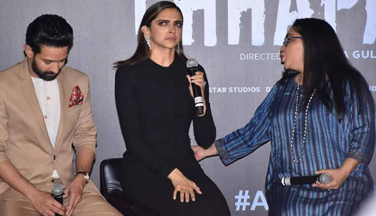 deepika padukone,meghna gulzar,chhapaa,chhapaak promotions,deepika padukone news in hindi,entertainment,bollywood news in hindi