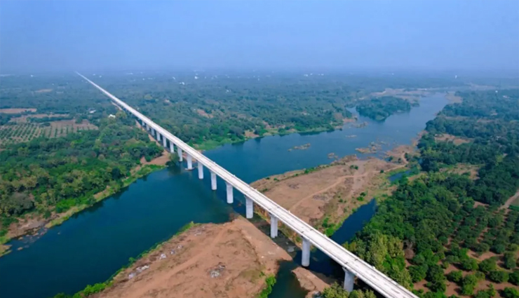 बुलेट ट्रेन के लिए तैयार हुआ नदी पर बना पुल, रेलवे ने शेयर की तस्वीरें