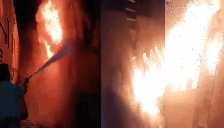 सिलेण्डर के कारण लखनऊ-रामेश्वर ट्रेन के निजी कोच में लगी आग, 10 मरे, 20 घायल, मृतकों के परिवार को 10 लाख मुआवजा