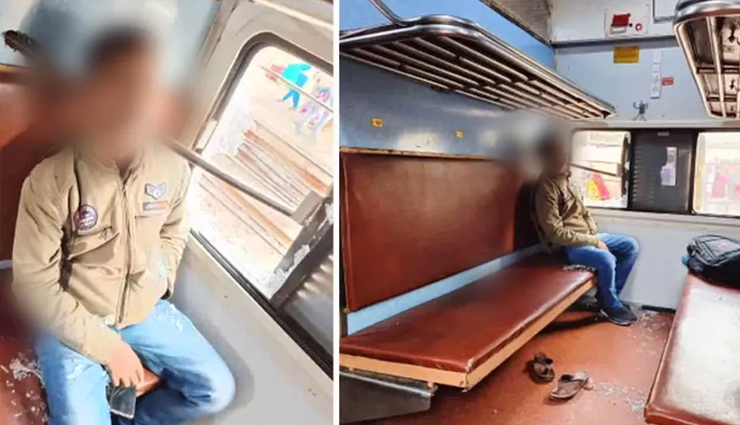 खिड़की का कांच फोड़ ट्रेन के डिब्बे में घुसी लोहे की रॉड, यात्री की गर्दन से हुई आर-पार, मौके पर मौत