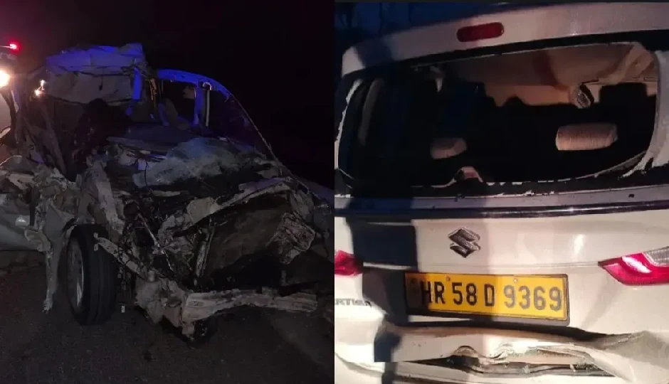 ट्रक के साथ 8 किलोमीटर तक घिसटती रही कार, महाकाल दर्शन से लौट रहे 4 श्रद्धालुओं की दर्दनाक मौत