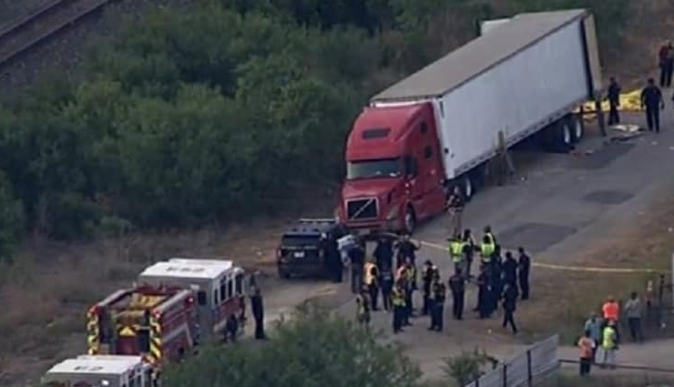 अमेरिका: टेक्सास में मचा हड़कंप, ट्रक में बंद मिलीं 46 लोगों की लाशें
