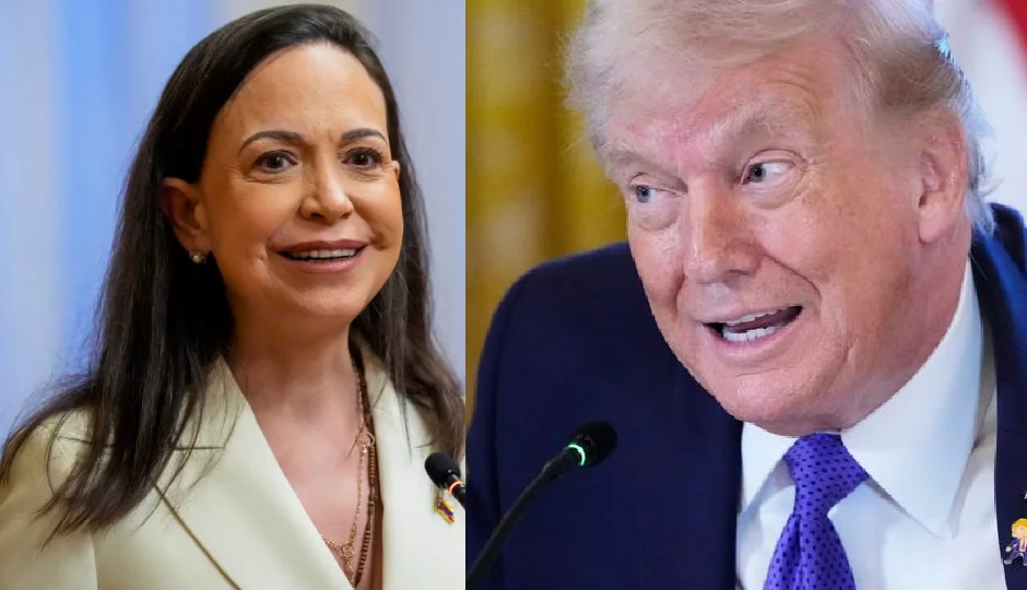 ट्रंप का वेनेजुएला प्यार, माचाडो को नोबेल का 'रिटर्न गिफ्ट' देने का किया ऐलान