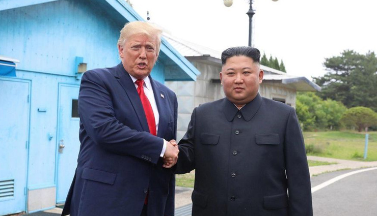 Trump says he is glad to see North Korean leader is 'back and well'