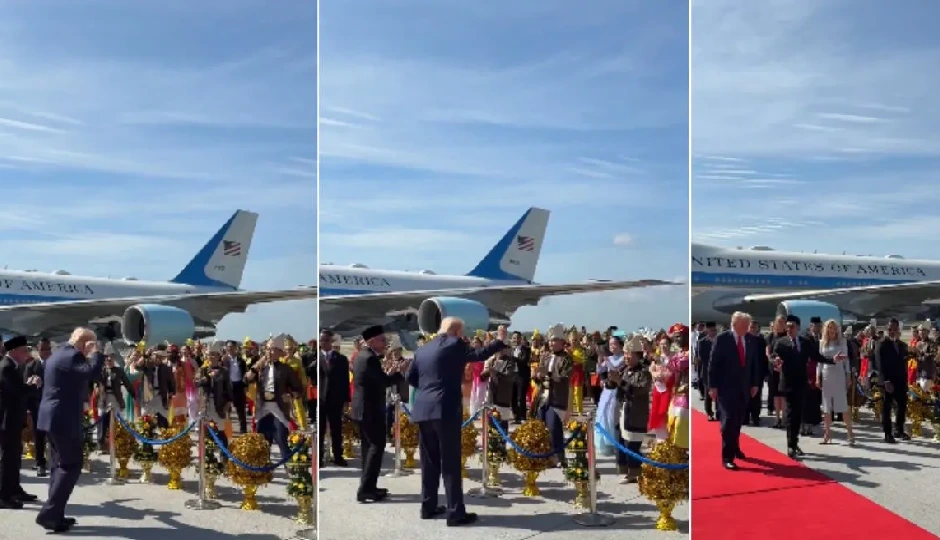 Video: एयरपोर्ट पर ट्रंप ने जमकर लगाए ठुमके, मलेशिया के पीएम भी रह गए दंग