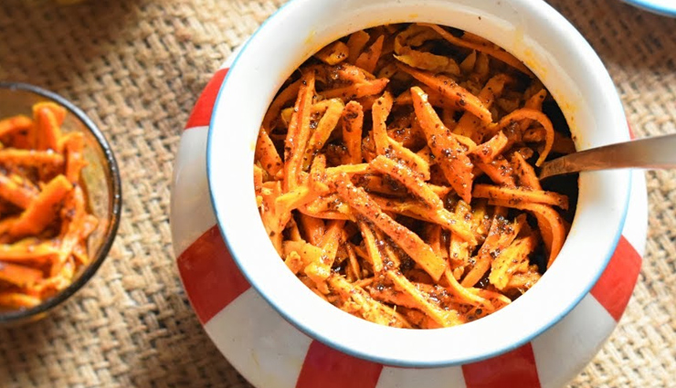 raw turmeric pickle,hunger struck,food,pickle recipe