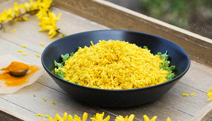golden turmeric rice,golden turmeric rice recipe,hunger struck,food