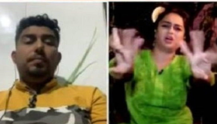 बोलने का मौका नहीं दिया तो न्यूज चैनल पर लाइव डिबेट शो में नाचने लगी महिला #Video 