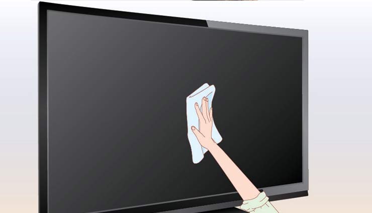 ways to clean the television screen,tips to clean tv screen,tv screen,cleaning tv screen,cleaning tips of television,household tips,home decor tips