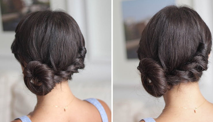 hairstyles,trending hairstyles,hairstyles for party,side fishtail braid hairstyle,twist braid ponytail hair style,fancy top knots hair style,twisted side bun hair style,beauty,beauty tips