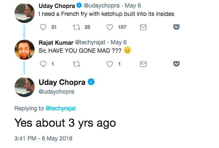 happy birthday uday chopra,uday chopra hilarious tweets,uday chopra,entertainment news