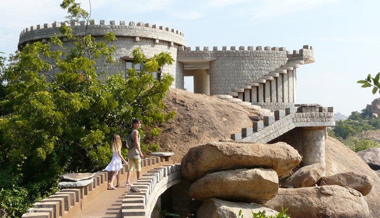 unique hotels,unique hotels in india,india,hotels in india,guhantara cave resort,bengaluru,aman-i-khas,ranthambore,beach box hotel,goa,hampis boulders resort,hampi,glenburn tea estate,darjeeling,uravu bamboo grove,wayanad