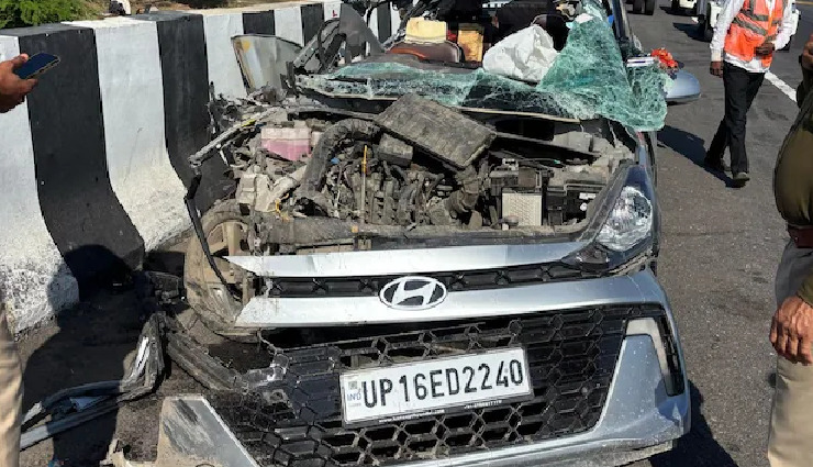 हाथों की मेहंदी अभी उतरी भी नहीं थी...नवविवाहिता ने सड़क हादसे में खोया पति; सास-ससुर की भी दर्दनाक मौत