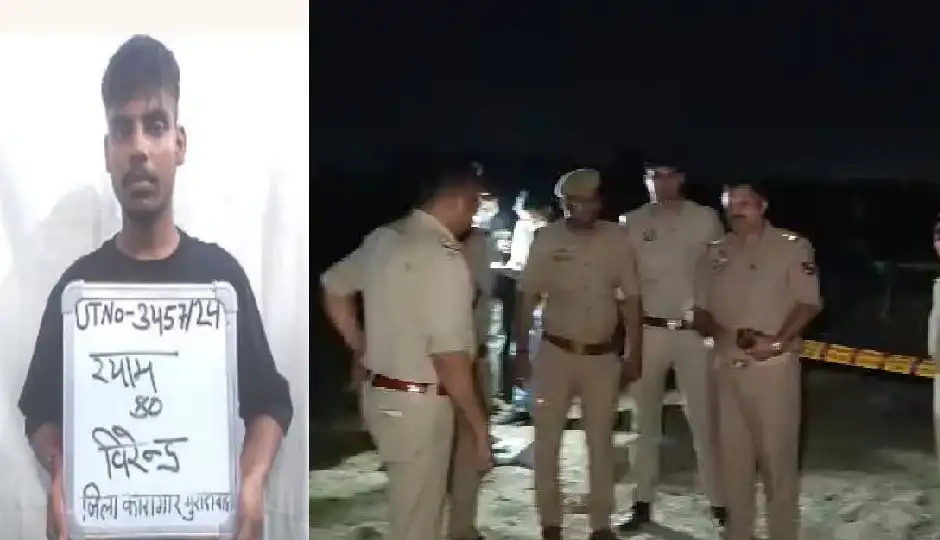 हापुड़ में पुलिस-बदमाश मुठभेड़, 50 हजार का इनामी अपराधी ढेर; फायरिंग में हेड कांस्टेबल घायल