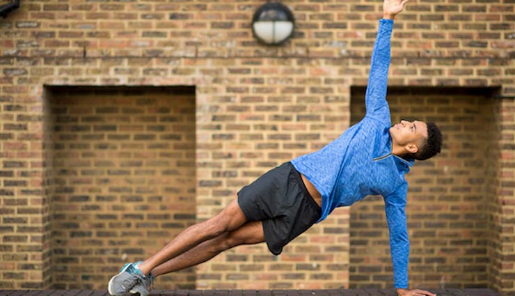 abdominal plank,lunge with twists,weighted side bending exercise,bicycle crunches,abdominal plank,surya namaskar,exercises to reduce upper belly fat,Health tips,fitness tips