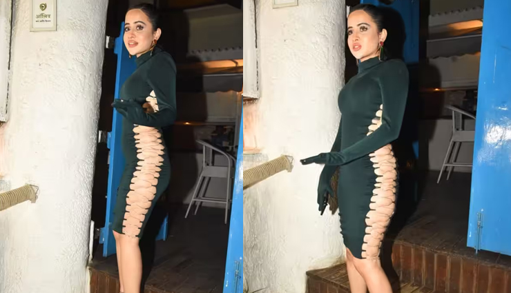 urfi javed,urfi javed wears side open dress,urfi javed news,urfi javed latest photos