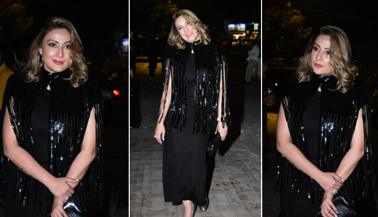 ब्लैक बोल्ड लुक में स्पॉट हुईं उर्वशी ढोलकिया, तस्वीरें हुई वायरल