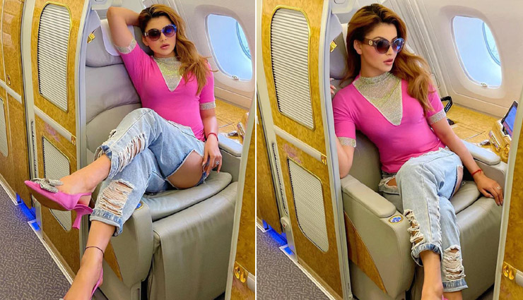 रिप्पड जीन्स पहन उर्वशी रौतेला ने दिए किलर पोज, यूजर्स बोले- नीचे से फट रहा है कपड़ा