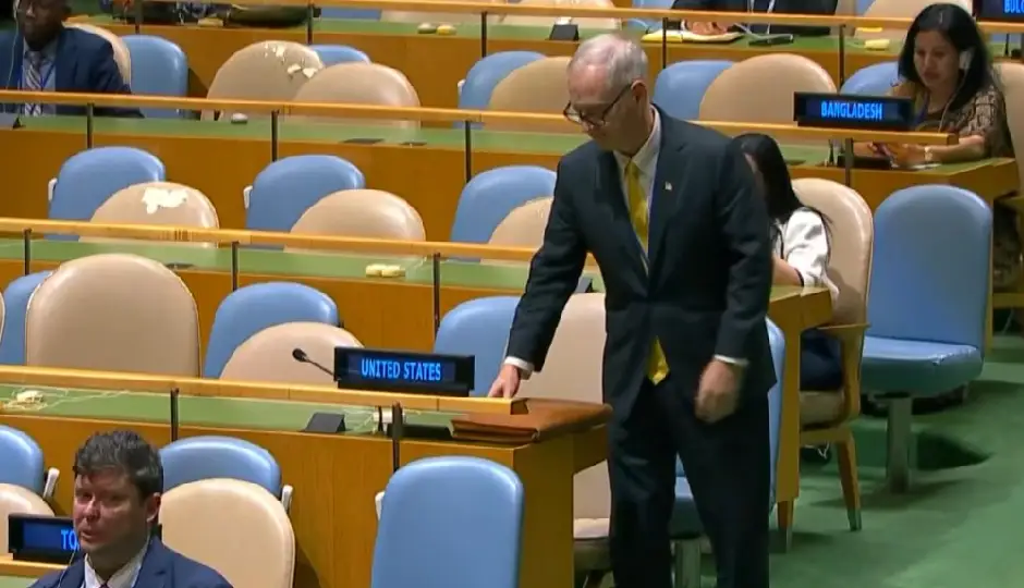 unga 2026,masoud pezeshkian,us delegation walkout,iran us conflict,united nations general assembly,donald trump,iran news,us iran tensions,pezeshkian speech,unga news,iran nuclear program,world news