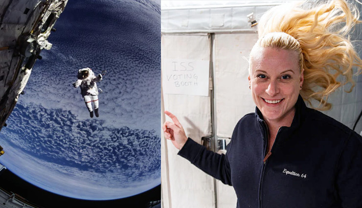 US Election : इस अमेरिकी नागरिक ने स्पेस से डाला वोट, यह था तरीका