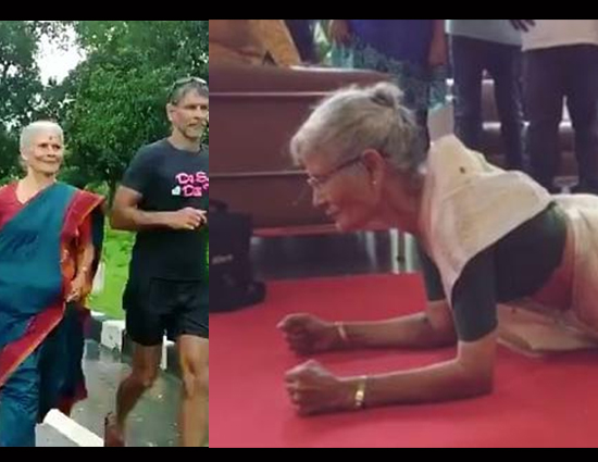 मिलिंद सोमन की माँ 78  साल में भी है फिटनेस आइकॉन