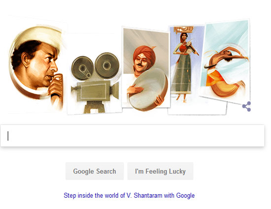 Google Doodle : भारतीय फिल्मकार वी. शातांराम को दिया सम्मान