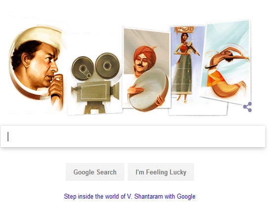 Google Doodle- The World of V. Shantaram