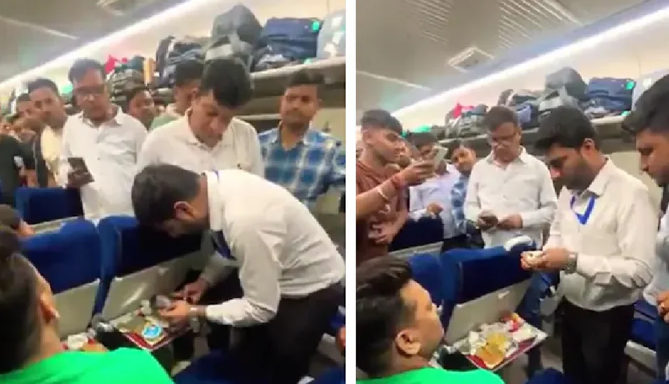 VIDEO: वंदे भारत के खाने में निकले जिंदा कीड़े, भड़के यात्री बोले—क्या हमें जहर परोसा जा रहा है? VIDEO: वंदे भारत के खाने में निकले जिंदा कीड़े, भड़के यात्री बोले—क्या हमें जहर परोसा जा रहा है?