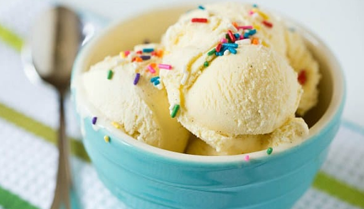 vanilla ice cream,homemade ice cream recipe,dessert recipe,snacks recipe