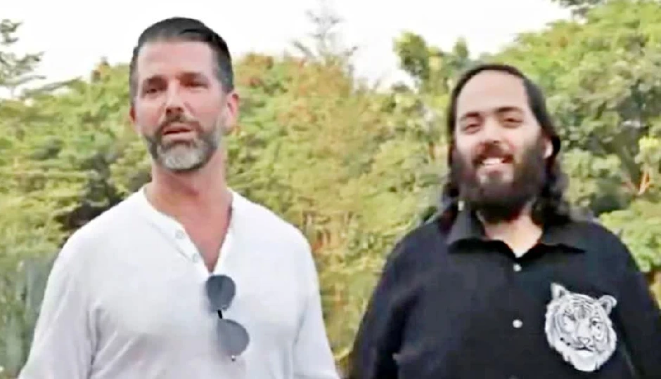 डोनाल्ड ट्रंप जूनियर पहुंचे वंतारा, बोले—'यहां के जानवर मुझसे बेहतर जीवन जी रहे हैं'