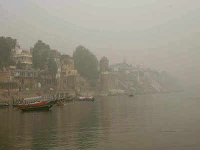 bholenath wore mask,varanasi,pollution,pollution in varanasi,tarkeshwar mahadev temple