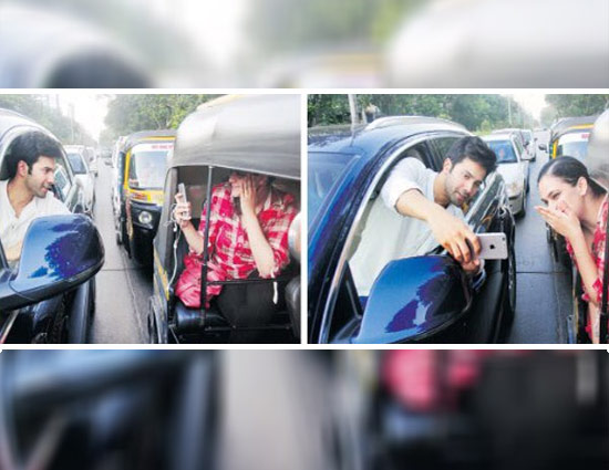 वरुण धवन को भारी पड़ा सड़क पर सेल्फी लेना, कटा चालान