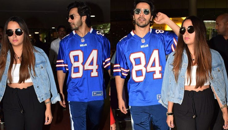 लंदन से छुट्टियां बिताकर भारत लौटे वरुण धवन, मुंबई एअरपोर्ट पर गर्लफ्रेंड नताशा के साथ दिखे, PHOTOS