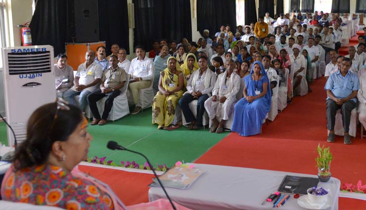 विकास योजनाओं में जनभागीदारी भी महत्वपूर्ण - मुख्यमंत्री वसुन्धरा राजे