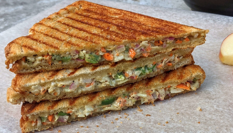 वेज चीज मेयोनीज सैंडविच : बच्चों को बेहद पसंद आती है यह डिश, हो जाती है फटाफट तैयार #Recipe