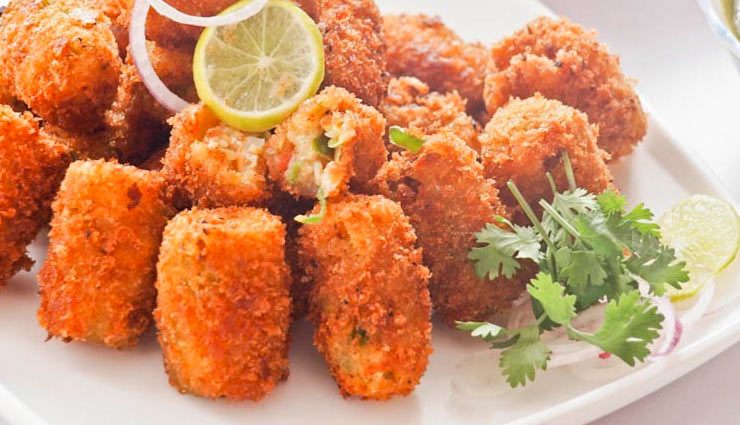 crispy veg nuggets and sichuan sauce,nuggets recipe,snacks recipe,sauce recipe