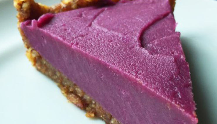 Recipe- Delicious and Pretty Vegan Purple Sweet Potato Pie