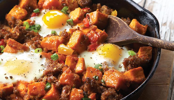 vegetable hash breakfast,food,easy recipe