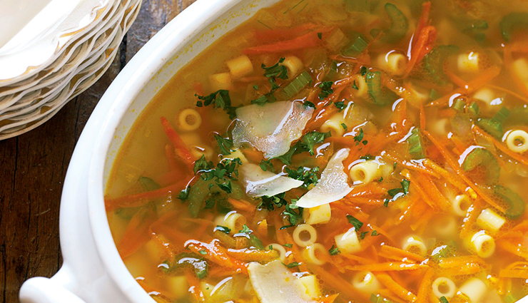 Recipe- Go Healthy With Vegetable Pasta Soup