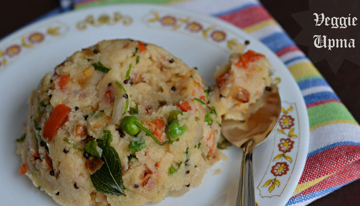 vegetable upma,vegetable upma in instant pot,upma recipe,breakfast recipe,recipe