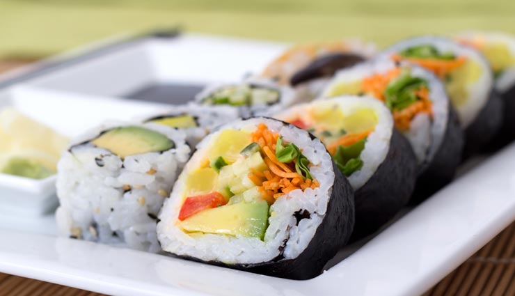 देसी अंदाज में बनाए जापानी डिश सुशी, सिर चढ़कर बोलेगा इसका स्वाद #Recipe vegetarian sushi recipe,recipe,recipe in hindi,special recipe